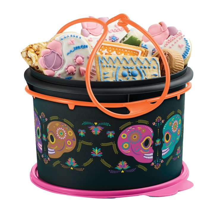Bote para Refri Grande con Asa Decorado: Calaverita