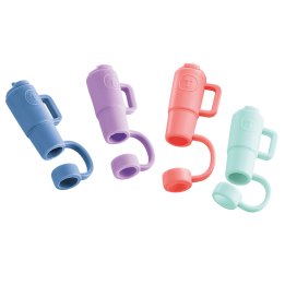 Set (4) Cubre Popotes Clean Sip