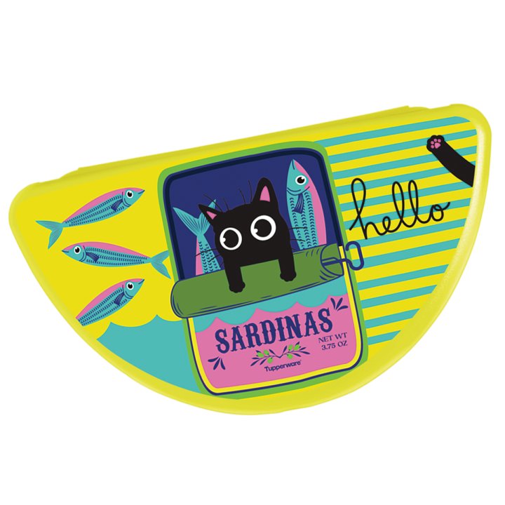 Tupper Keka Decorado: Michi Black